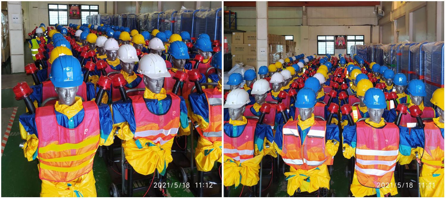 不只安全更是責任,電動旗手提供道路施工重點示警作用 不只安全更是責任,電動旗手提供道路施工重點示警作用
